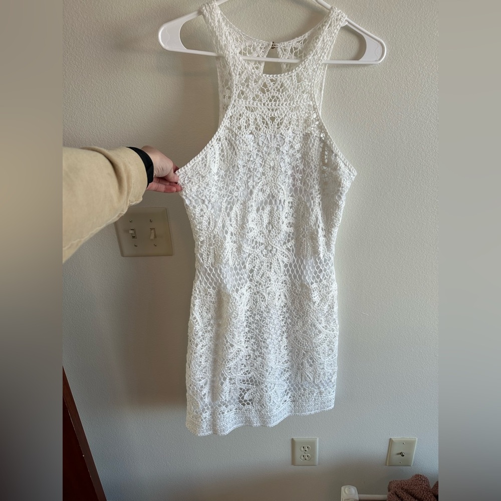 Lilly Pulitzer White Eyelet Lace Dress Medium